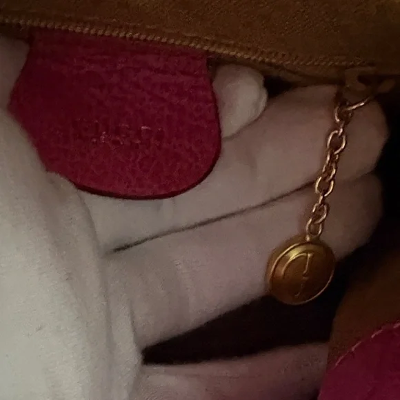 Gucci Suede and bamboo Backpack in pink - Picture 15 of 16